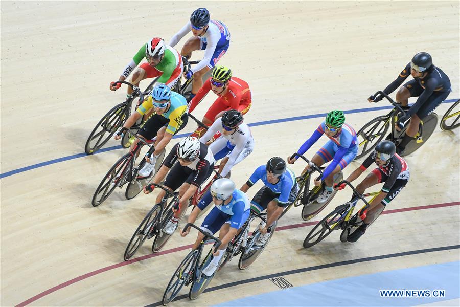 (SP)INDONESIA-JAKARTA-ASIAN GAMES-CYCLING TRACK-MEN'S OMNIUM