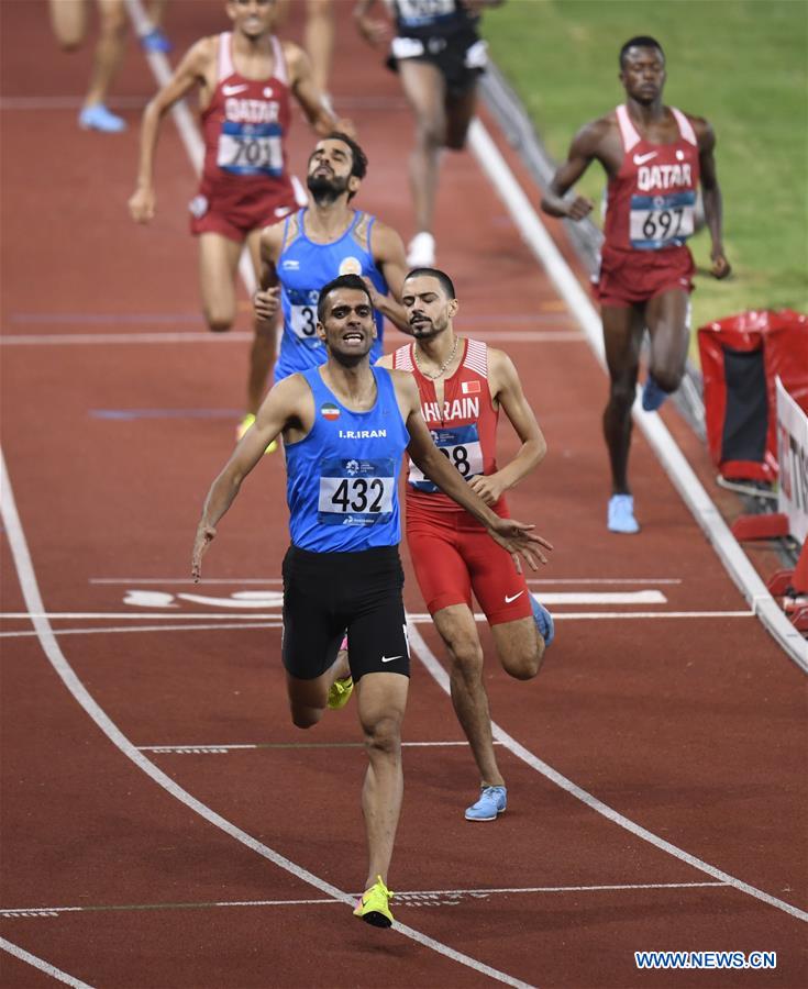 (SP)INDONESIA-JAKARTA-ASIAN GAMES-ATHLETICS-MEN'S 1500M