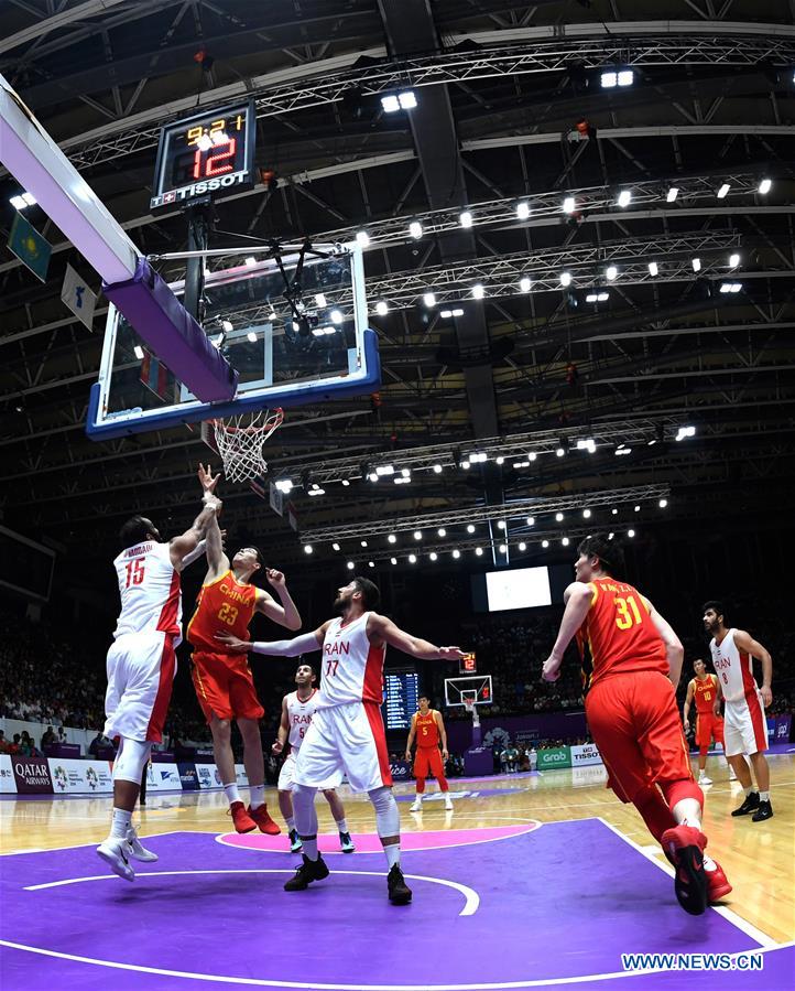 (SP)INDONESIA-JAKARTA-ASIAN GAMES-MEN'S BASKETBALL FINAL-CHINA VS IRAN