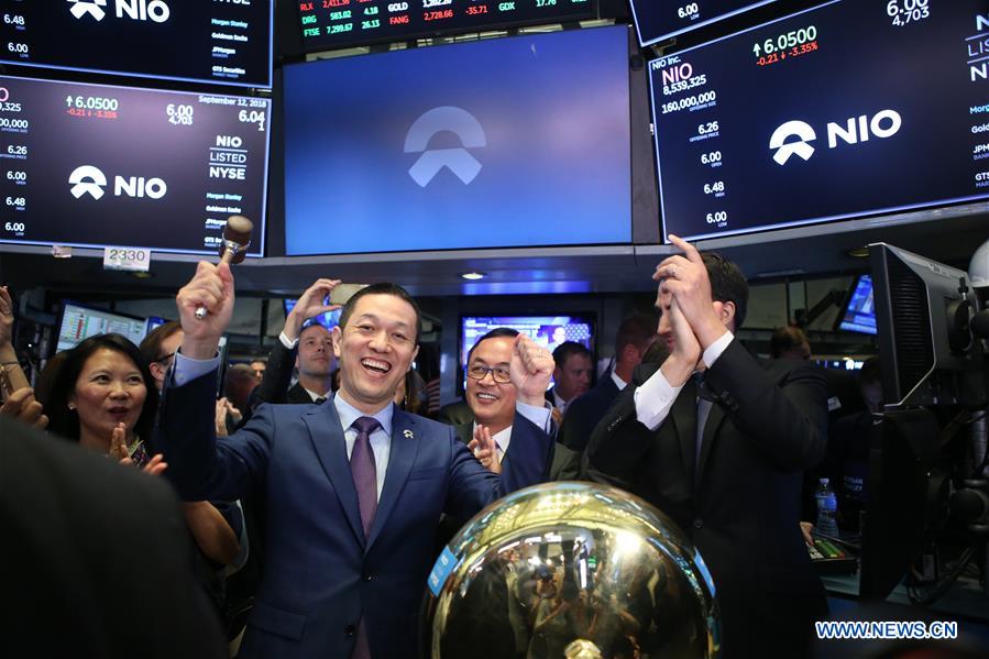 U.S.-NEW YORK-NYSE-NIO-IPO