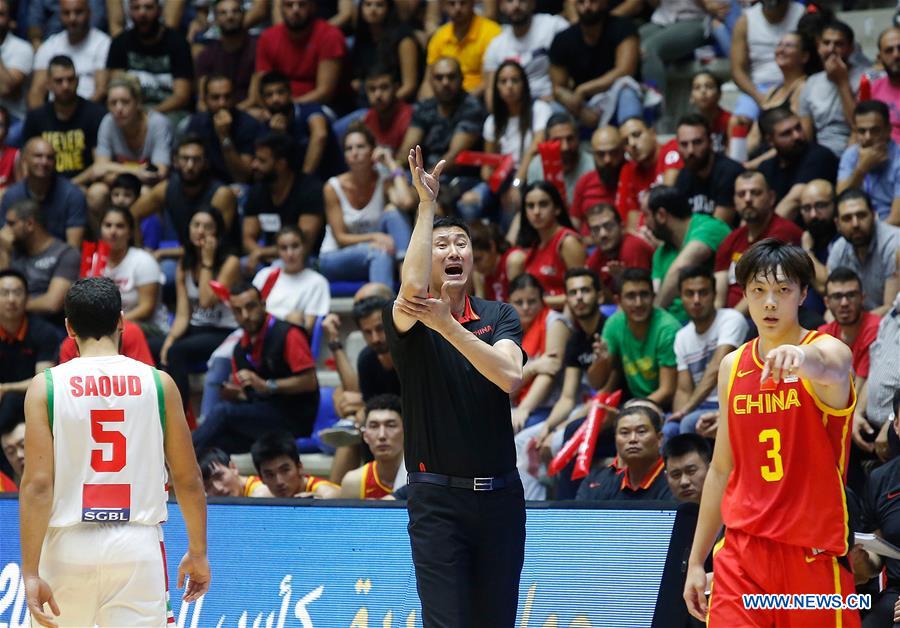 (SP)LEBANON-BEIRUT-BASKETBALL-WORLD CUP-ASIAN QUALIFIERS-LBN VS CHN