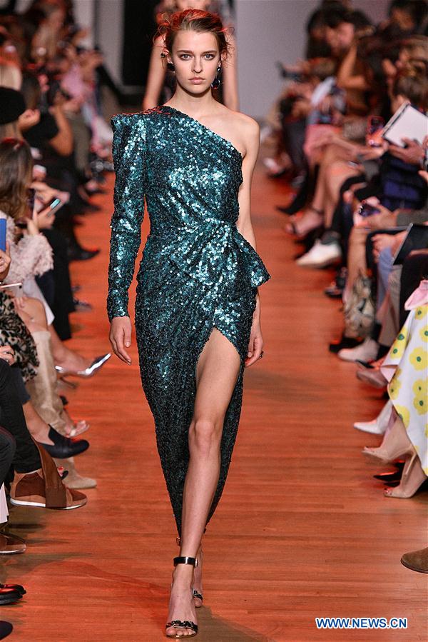 FRANCE-PARIS-FASHION WEEK-ELIE SAAB