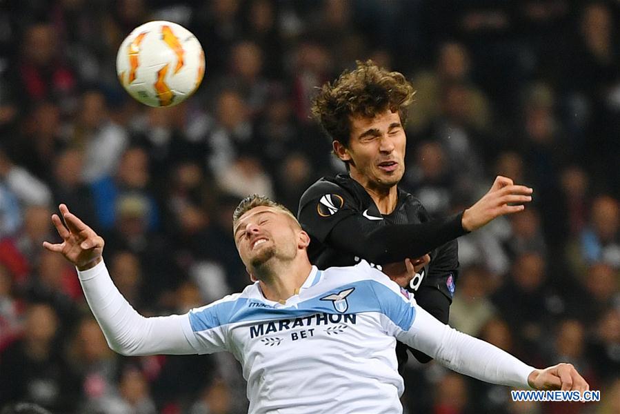 (SP)GERMANY-FRANKFURT-SOCCER-UEFA EUROPA LEAGUE-FRANKFURT VS LAZIO