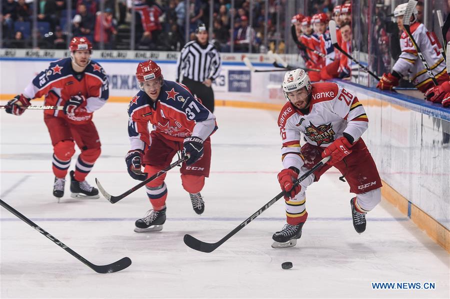 (SP)RUSSIA-MOSCOW-ICE HOCKEY-KHL-CSKA VS KUNLUN