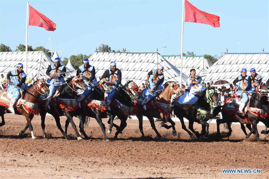 MOROCCO-EL JADIDA-HORSE EXHIBITION