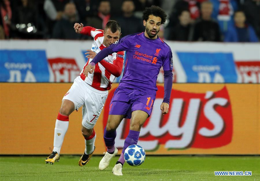 (SP)SERBIA-BELGRADE-FOOTBALL-UEFA-CRVENA ZVEZDA VS LIVERPOOL