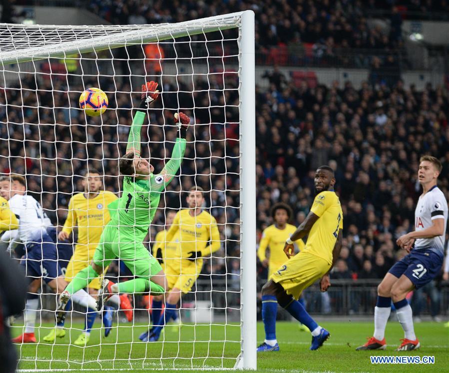 (SP) BRITAIN-LONDON-FOOTBALL-TOTTENHAM HOTSPUR VS CHELSEA