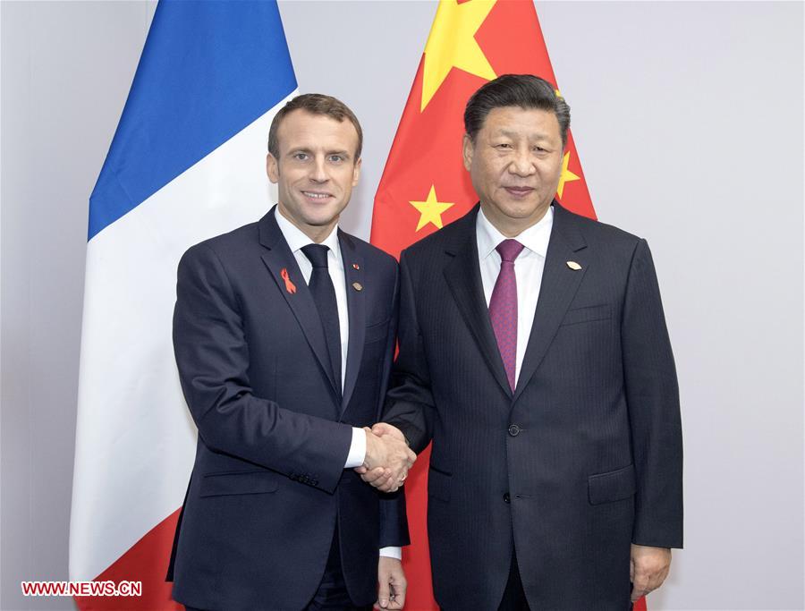 ARGENTINA-BUENOS AIRES-XI JINPING-MACRON-MEETING