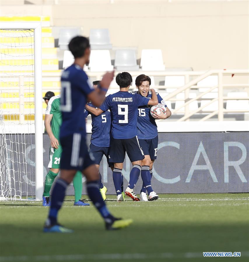 (SP)UAE-ABU DHABI-SOCCER-AFC ASIAN CUP 2019-GROUP F-JPN VS TKM