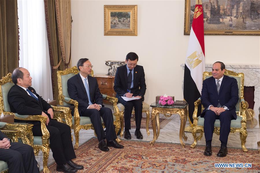 EGYPT-CAIRO-YANG JIECHI-MEETING