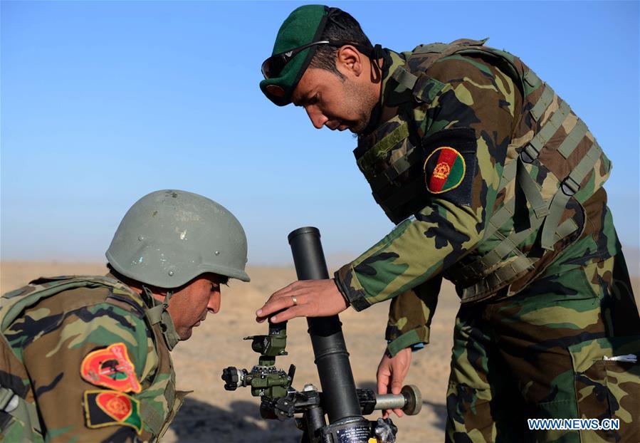 AFGHANISTAN-KANDAHAR-MILITARY TRAINING