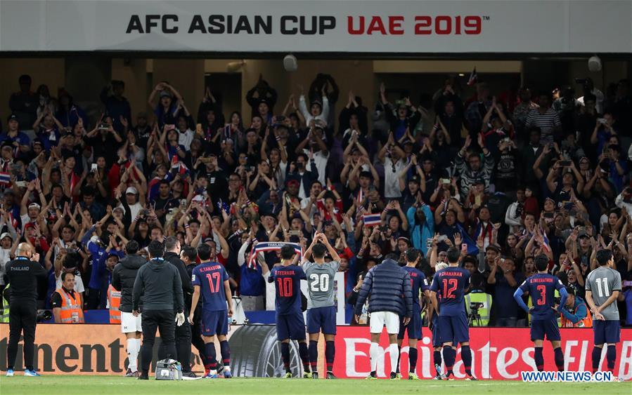 (SP)UAE-AL AIN-SOCCER-AFC ASIAN CUP 2019-CHN VS THA