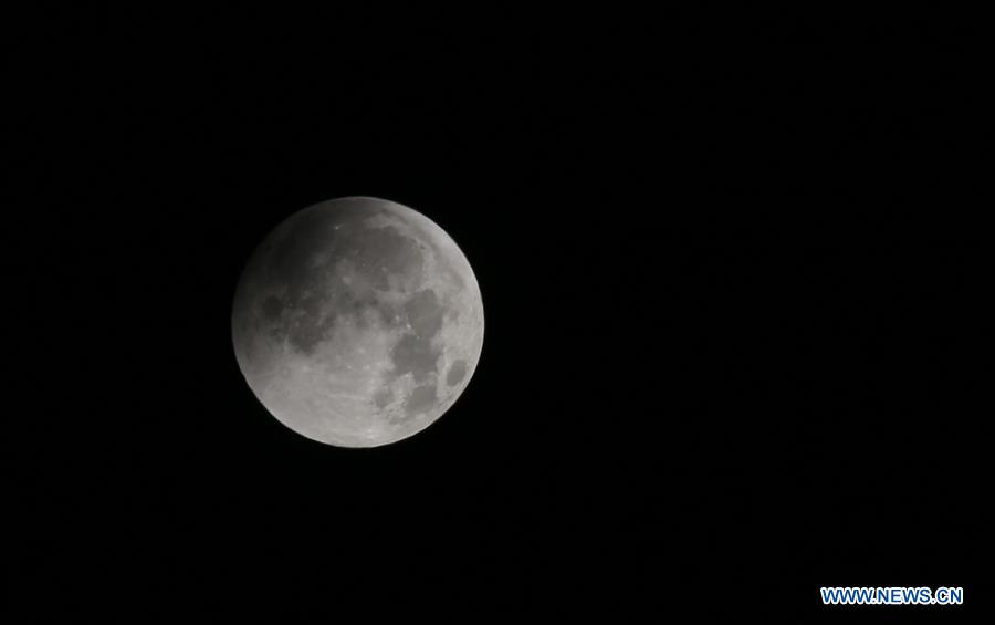 MIDEAST-GAZA-LUNAR ECLIPSE