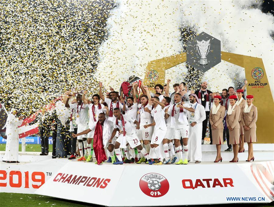 (SP)UAE-ABU DHABI-SOCCER-AFC ASIAN CUP 2019-FINAL-JPN VS QAT