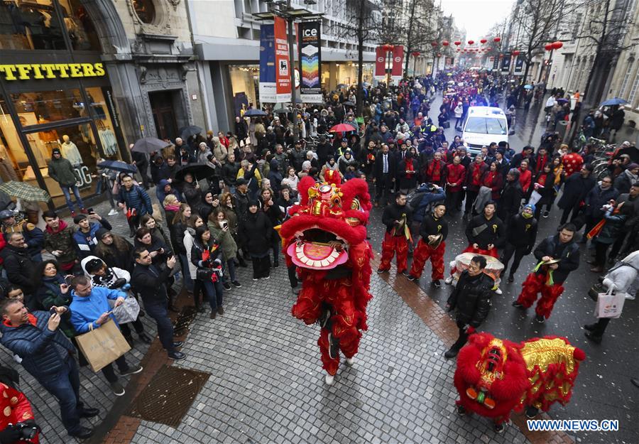 BELGIUM-ANTWERP-CHINESE LUNAR NEW YEAR-PARADE