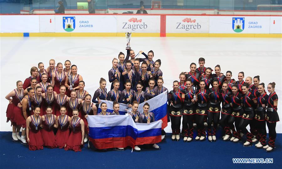 (SP) CROATIA-ZAGREB-SYNCHRONIZED SKATING-15TH ZAGREB SNOWFLAKES TROPHY