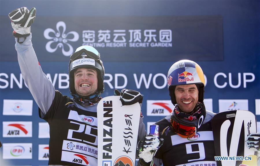 (SP)CHINA-HEBEI-ZHANGJIAKOU-FIS SNOWBOARD-PARALLEL SLALOM(CN)