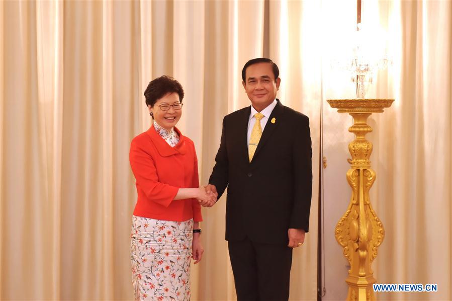 THAILAND-CHINA-PRAYUT CHAN-O-CHA-CARRIE LAM-MEETING