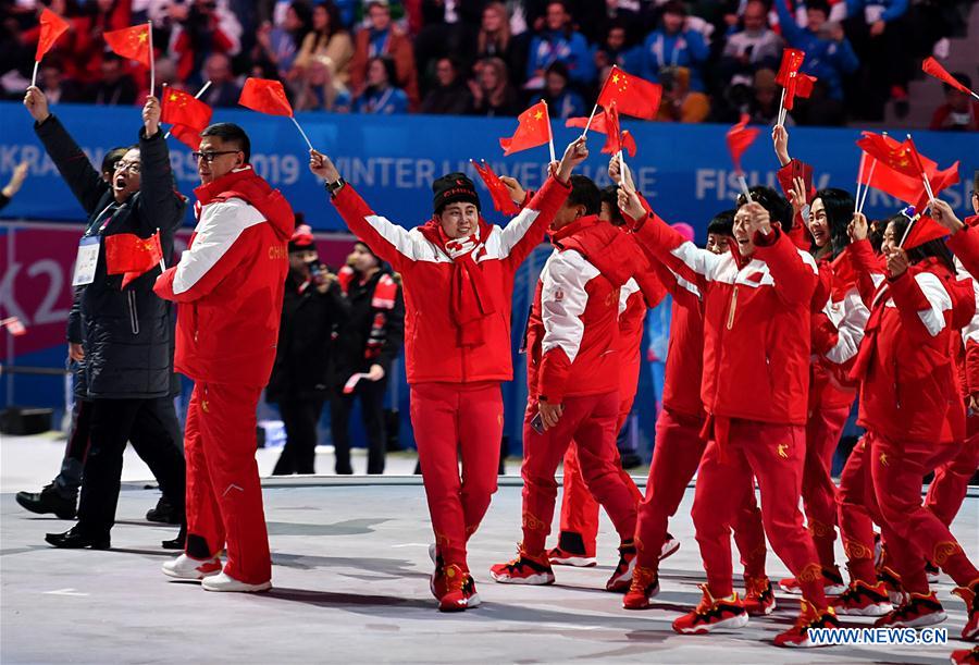 (SP)RUSSIA-KRASNOYARSK-29TH WINTER UNIVERSIADE-OPENING CEREMONY