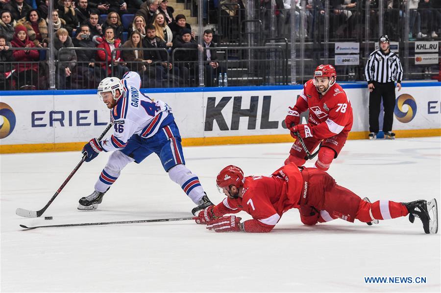 (SP)RUSSIA-MOSCOW-KHL-SPARTAK VS SKA