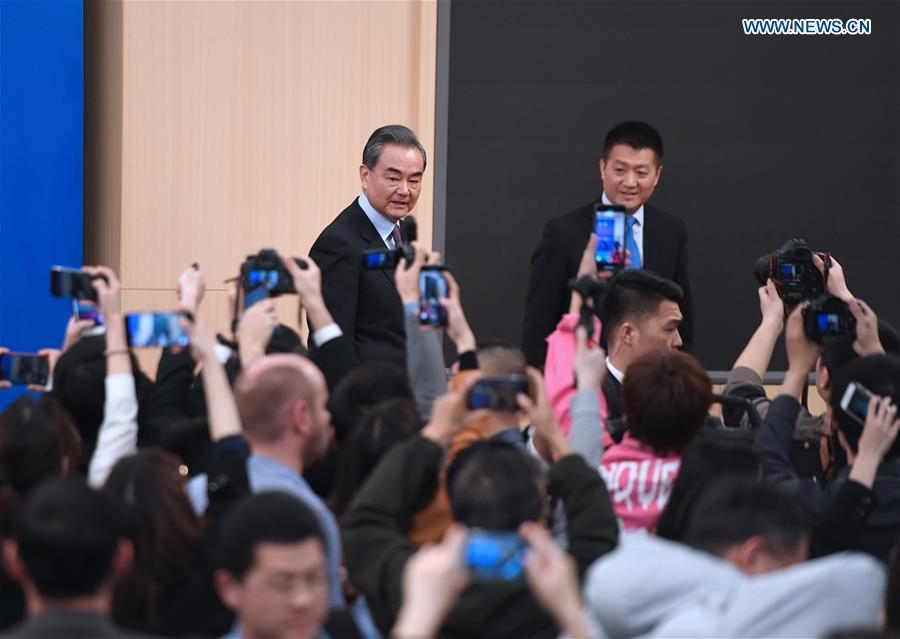 (TWO SESSIONS)CHINA-BEIJING-NPC-PRESS CONFERENCE-WANG YI (CN)