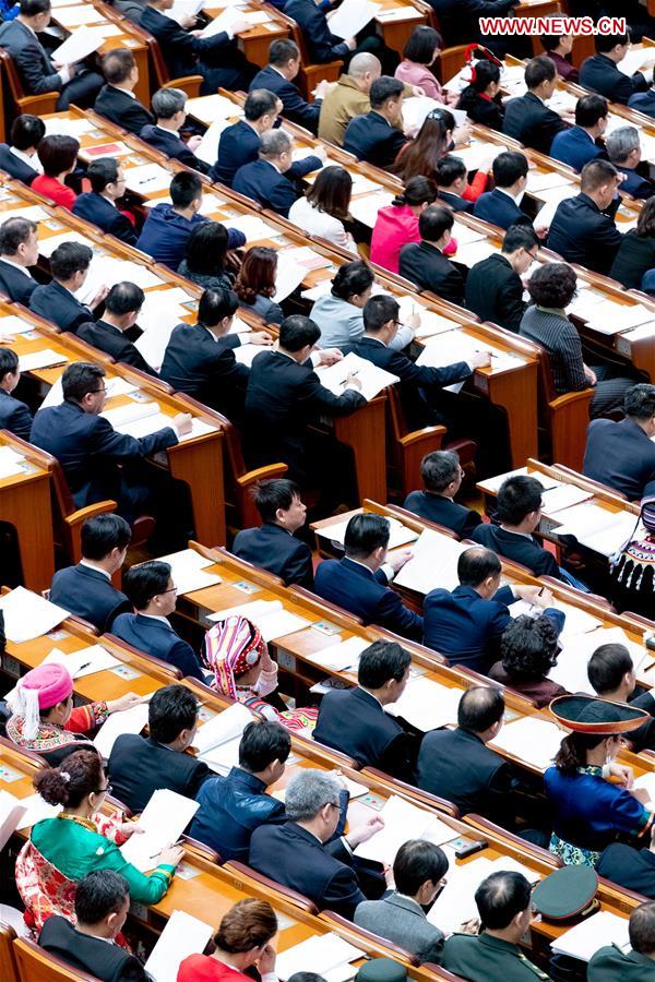 (TWO SESSIONS)CHINA-BEIJING-NPC-THIRD PLENARY MEETING (CN)