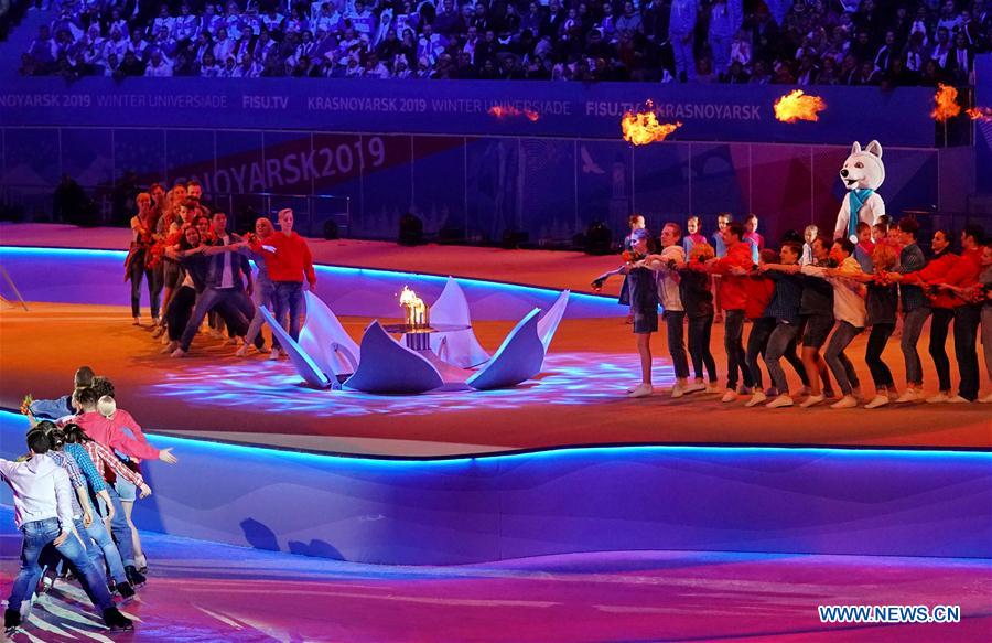 (SP)RUSSIA-KRASNOYARSK-29TH WINTER UNIVERSIADE-CLOSING CEREMONY