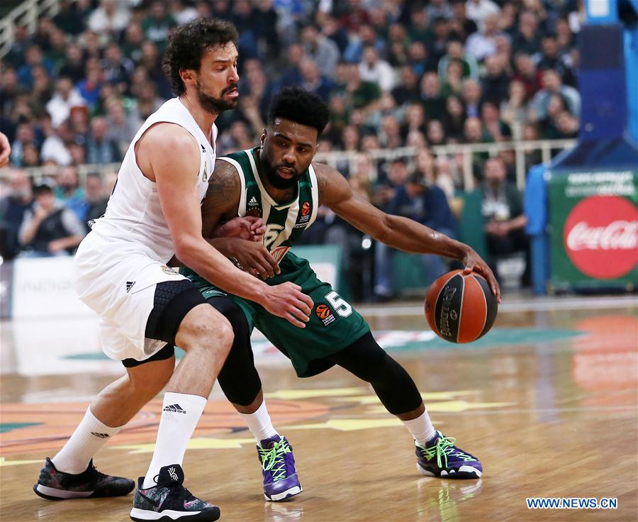 (SP)GREECE-ATHENS-BASKETBALL-EUROLEAGUE-PANATHINAIKOS VS REAL MADRID