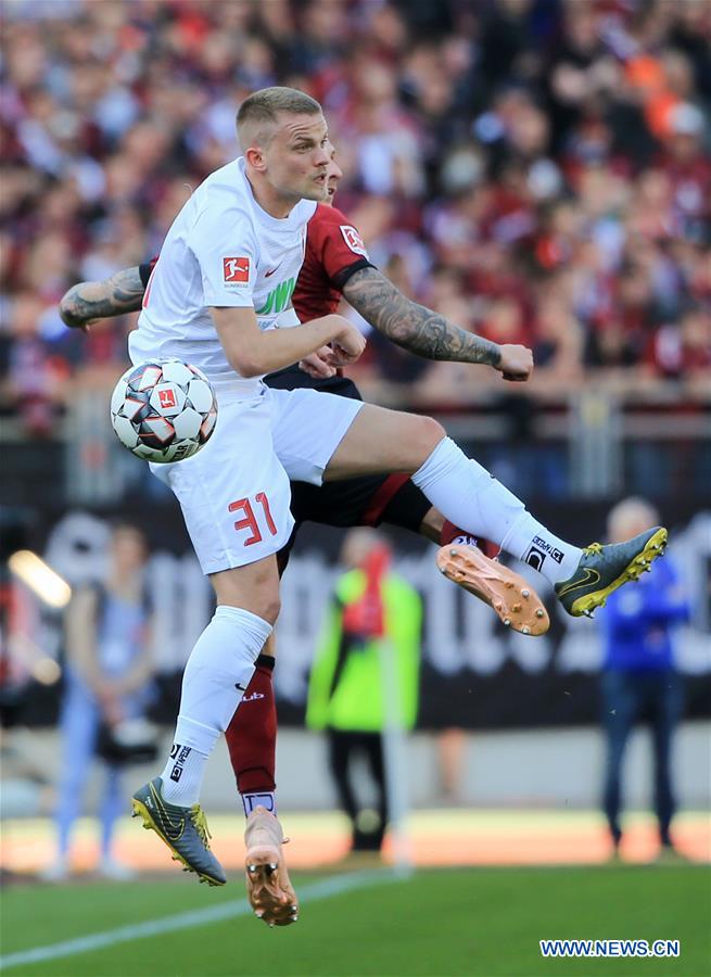 (SP)GERMANY-NUREMBERG-SOCCER-BUNDESLIGA-NUREMBERG VS AUGSBURG