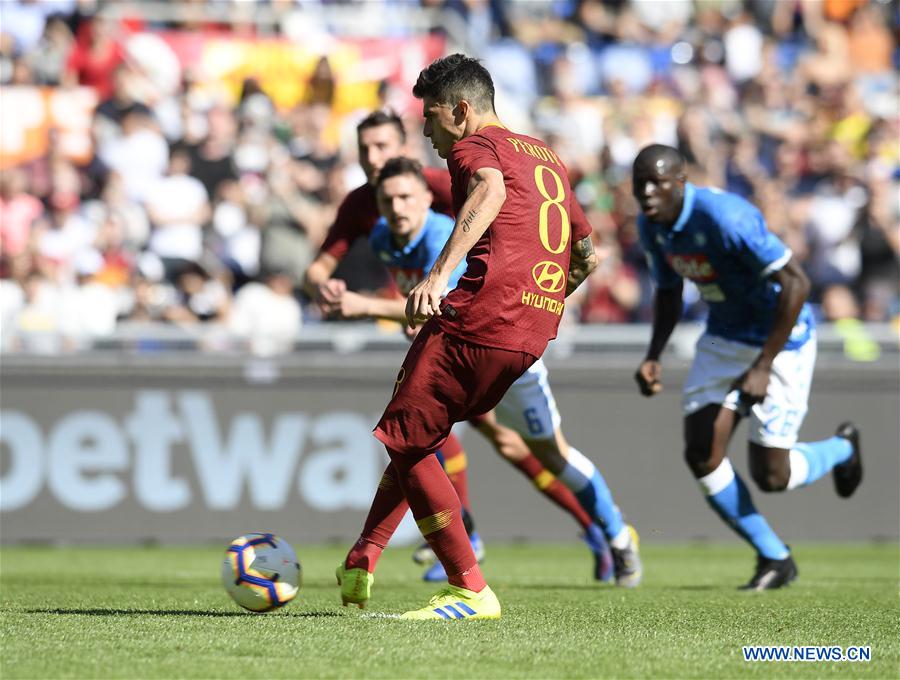 (SP)ITALY-ROME-SOCCER-ITALIAN SERIE A-ROMA VS NAPOLI