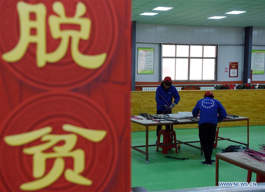 CHINA-DONGXIANG-POVERTY ALLEVIATION WORKSHOPS (CN)