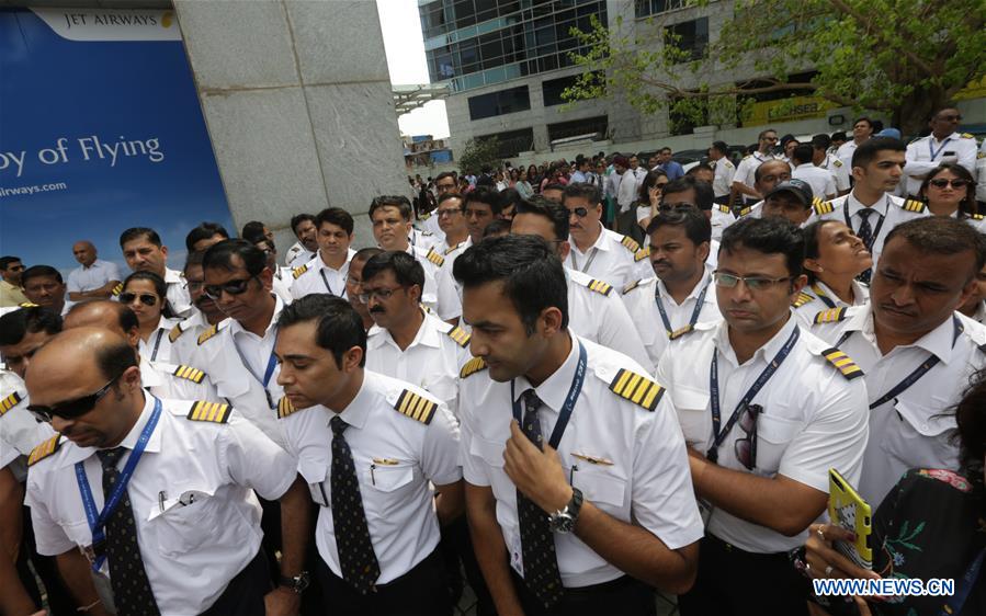 INDIA-MUMBAI-JET AIRWAYS-CRISIS