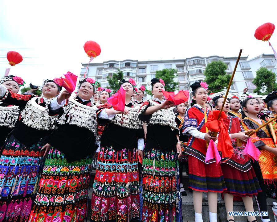 #CHINA-GUIZHOU-MIAO ETHNIC GROUP-SISTERS FESTIVAL (CN)