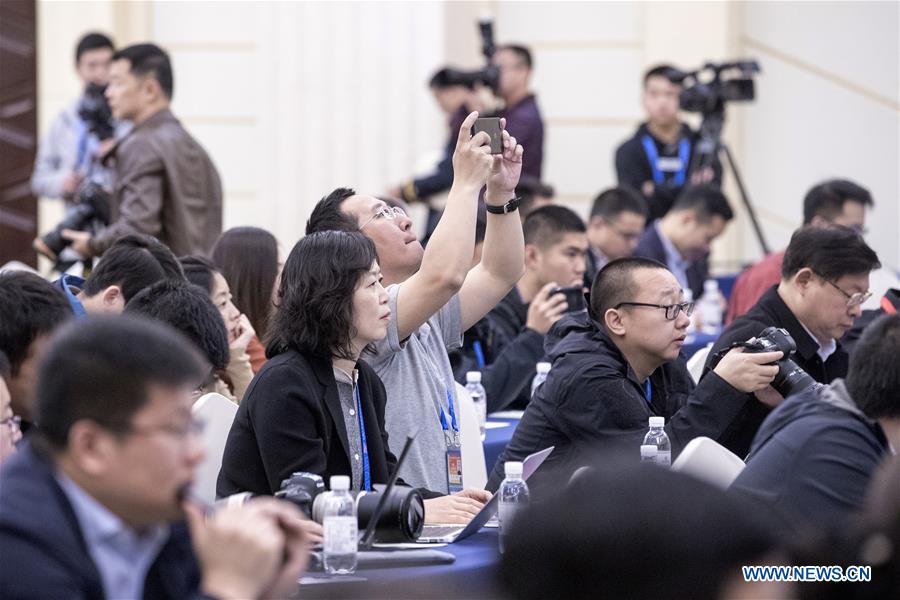 CHINA-QINGDAO-NAVY PARADE-PRESS CONFERENCE(CN)