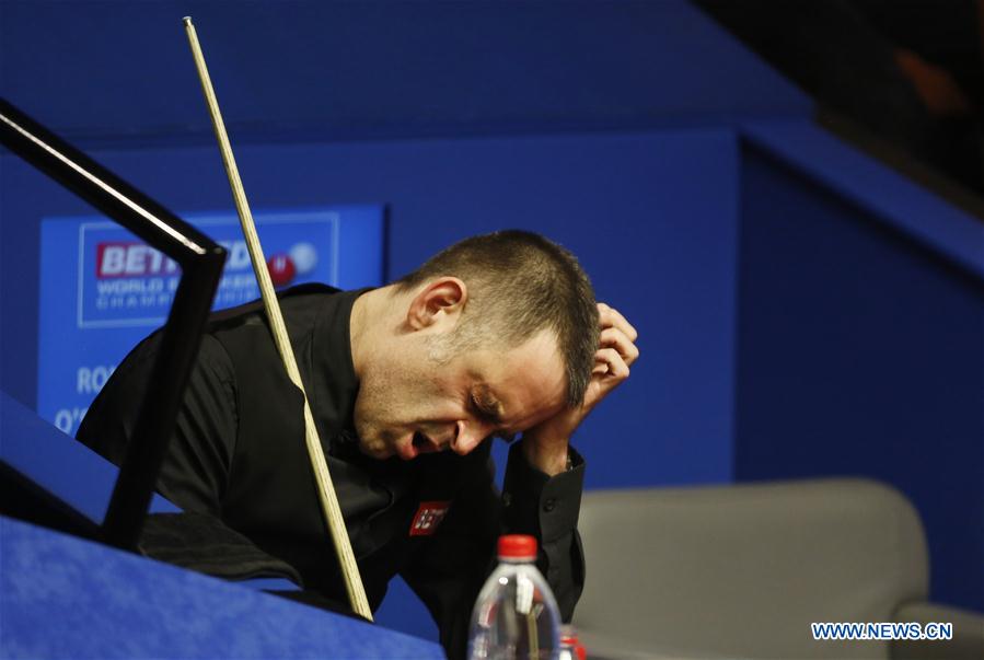 (SP) BRITAIN-SHEFFIELD-SNOOKER-WORLD CHAMPIONSHIP-DAY 4