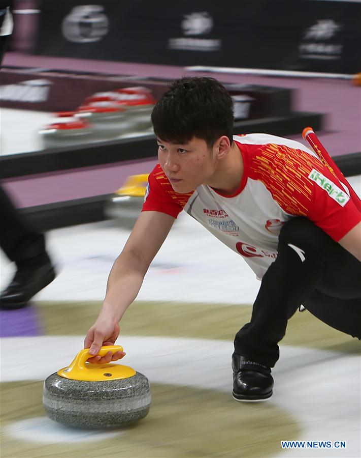 (SP)CHINA-BEIJING-CURLING-WCF WORLD CUP-GRAND FINAL