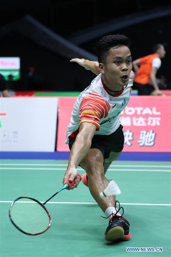 (SP)CHINA-NANNING-BADMINTON-TOTAL BWF SUDIRMAN CUP 2019-INDONESIA VS ENGLAND (CN)