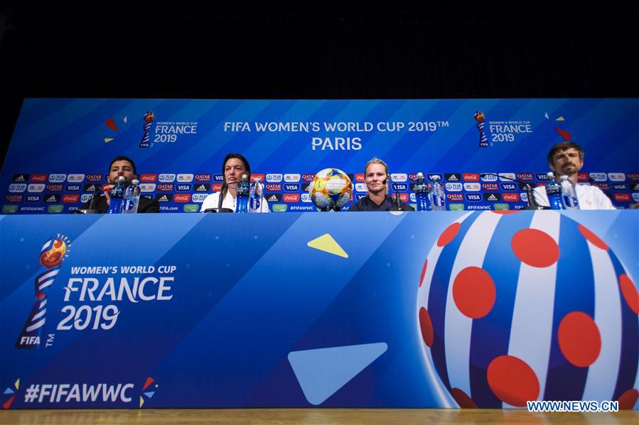 (SP)FRANCE-PARIS-2019 FIFA WOMEN'S WORLD CUP-PRESS CONFERENCE-FRANCE