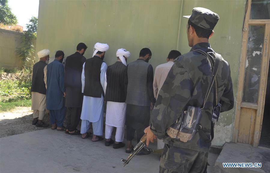 AFGHANISTAN-JAWZJAN-ARREST-MILITANTS