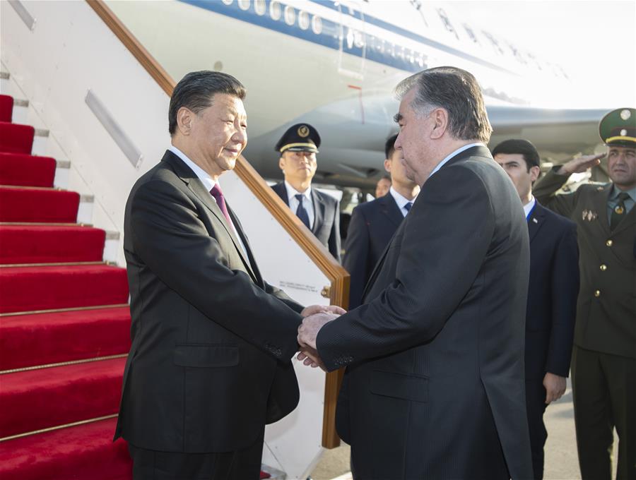 TAJIKISTAN-DUSHANBE-XI JINPING-CICA SUMMIT AND STATE VISIT-ARRIVAL