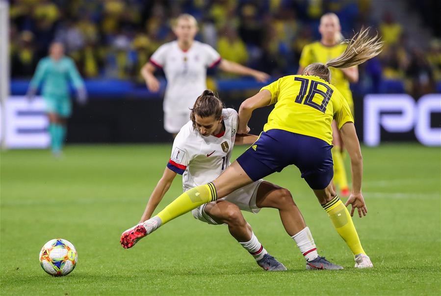 (SP)FRANCE-LE HAVRE-SOCCER-FIFA WOMEN'S WORLD CUP-SWE VS USA