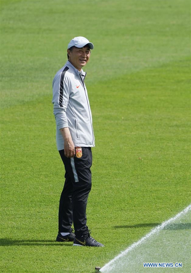 (SP)FRANCE-MONTPELLIER-2019 FIFA WOMEN'S WORLD CUP-ROUND OF 16-CHINA-TRAINING SESSION