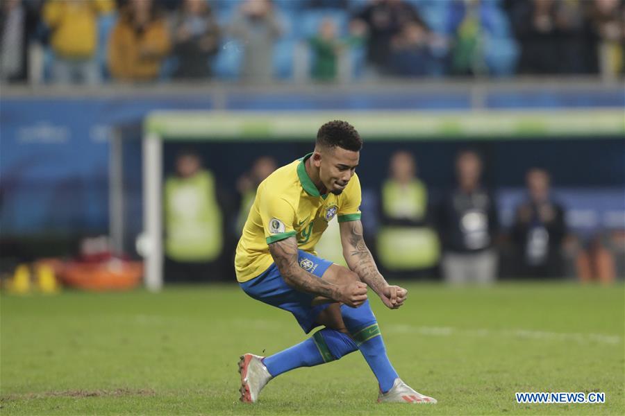 (SP)BRAZIL-PORTO ALEGRE-FOOTBALL-COPA AMERICA-QUARTERFINAL-BRA VS PAR