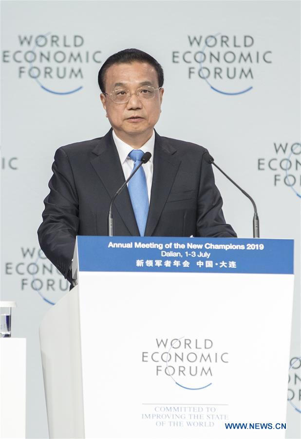 CHINA-DALIAN-LI KEQIANG-SUMMER DAVOS FORUM-OPENING (CN)