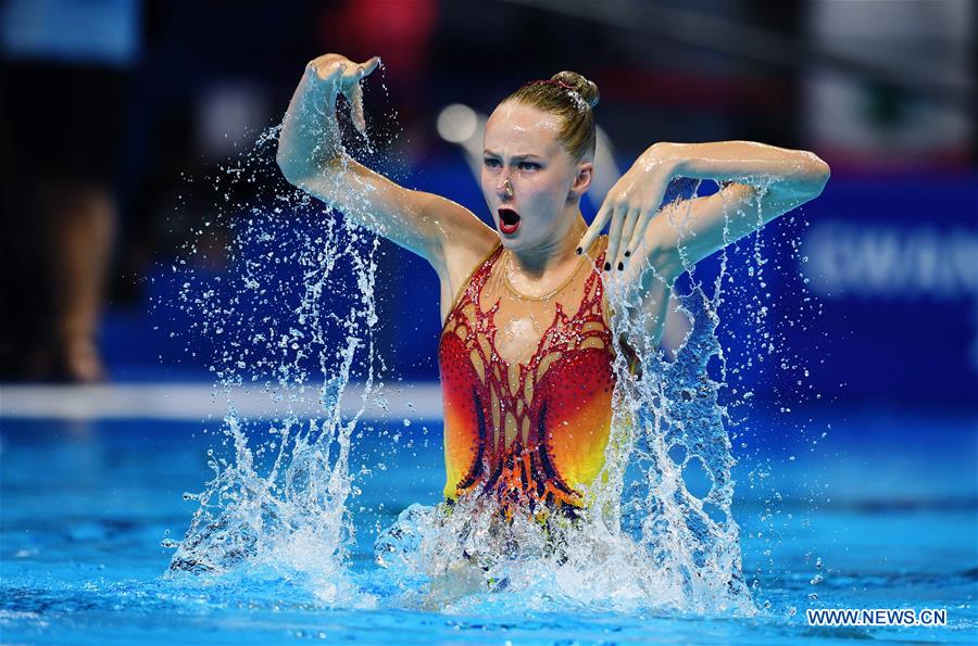 (SP)SOUTH KOREA-GWANGJU-FINA WORLD CHAMPIONSHIPS-ARTISTIC SWIMMING-WOMEN'S SOLO TECHNICAL