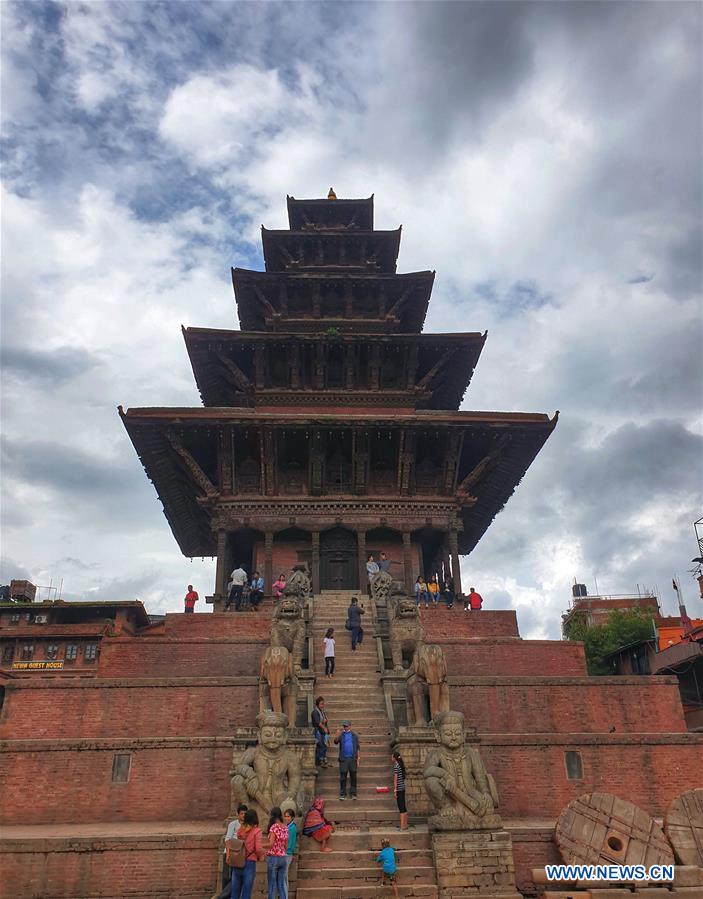 NEPAL-BHAKTAPUR-DURBAR SQUARE-TOURISM