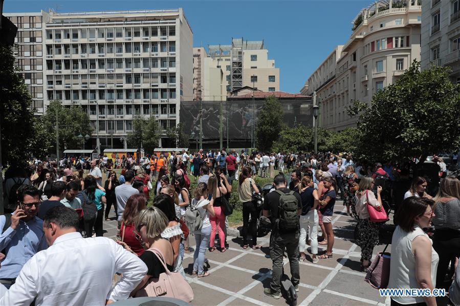 GREECE-ATHENS-EARTHQUAKE