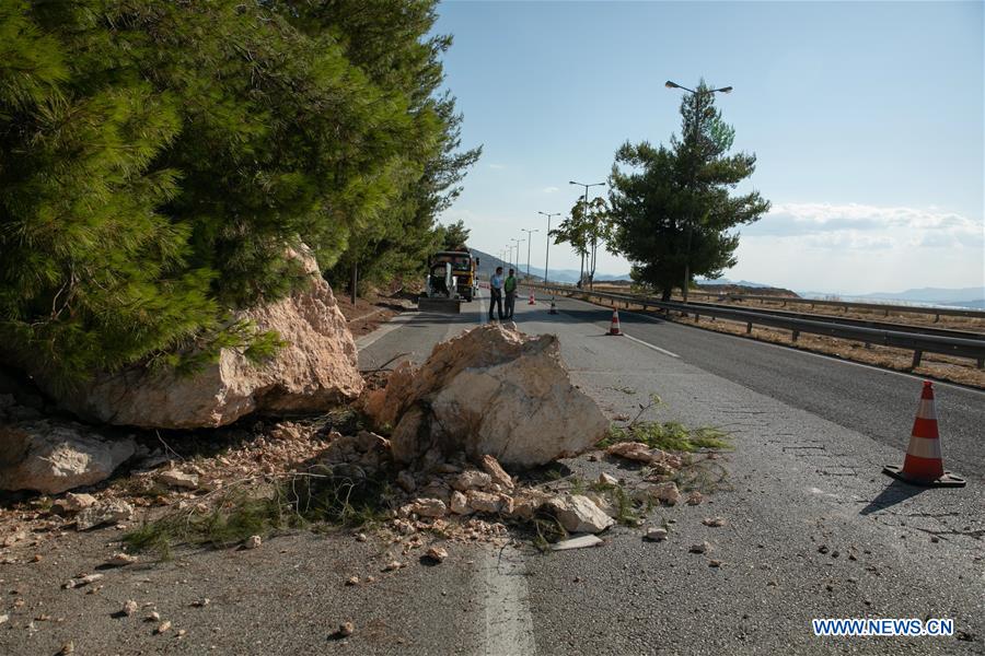 GREECE-ATHENS-EARTHQUAKE