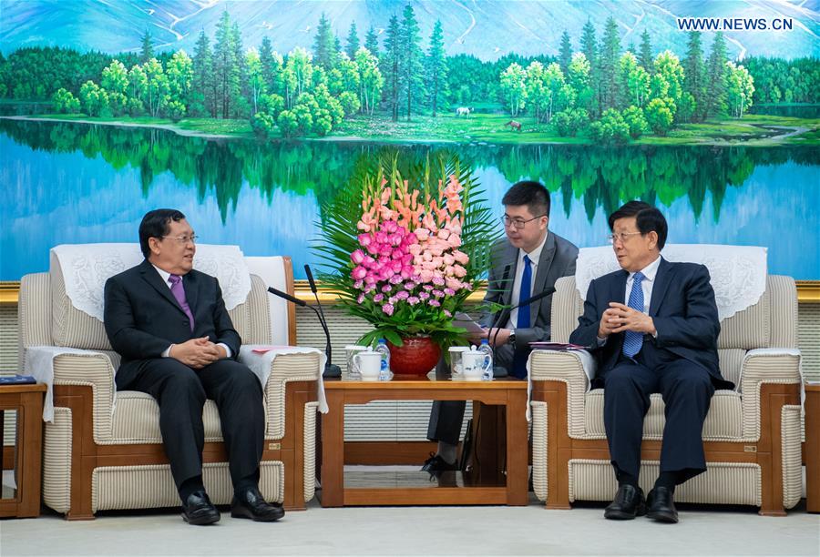 CHINA-BEIJING-ZHAO KEZHI-MYANMAR-MEETING (CN)