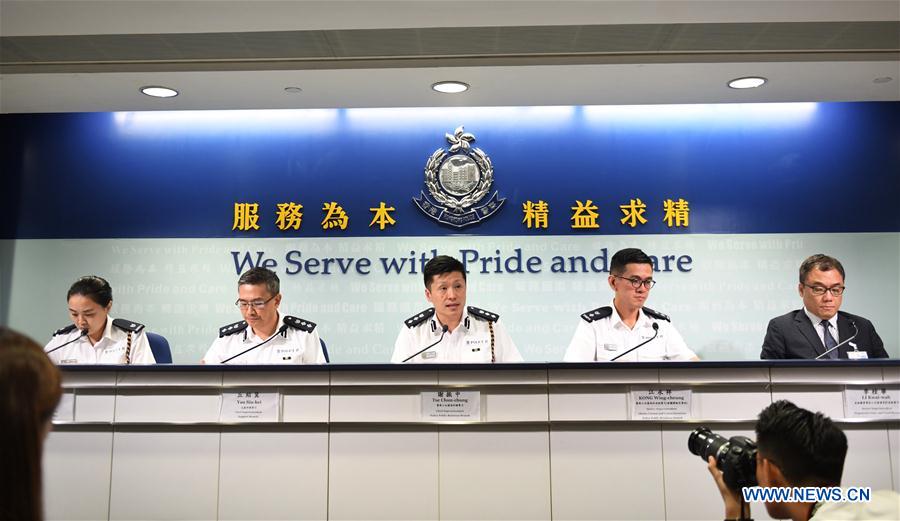 CHINA-HONG KONG-POLICE-PRESS BRIEFING (CN)